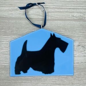 Stained glass sun catcher Scottie dog coaster decoration orniment handmade art